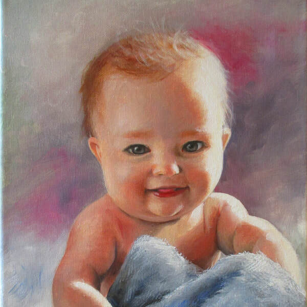 "Celina" 8x10 Pastel