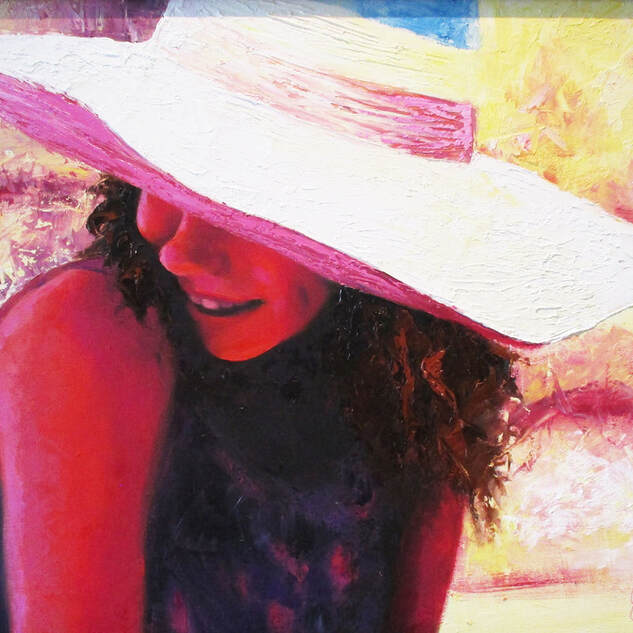 "Angela's Hat 16x20 Oil